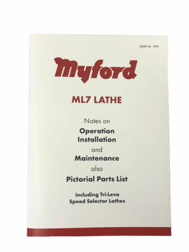 Manuale tornio myford ml7 - manuale,