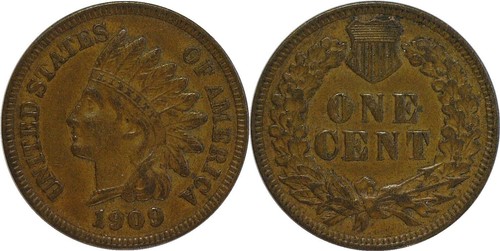1909 testa indiano - 1909,