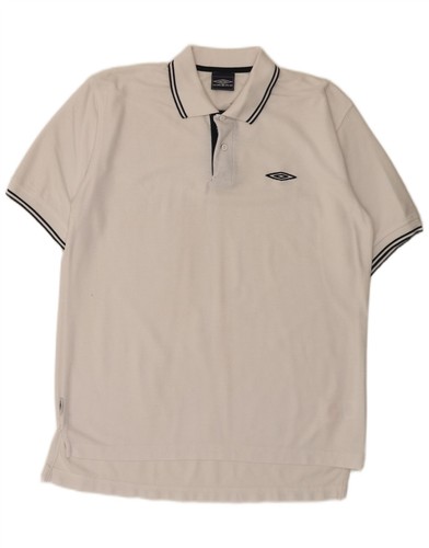 Polo uomo umbro bianco - uomo, xl