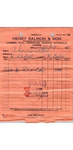 1933 henry salmon - salmon, legname