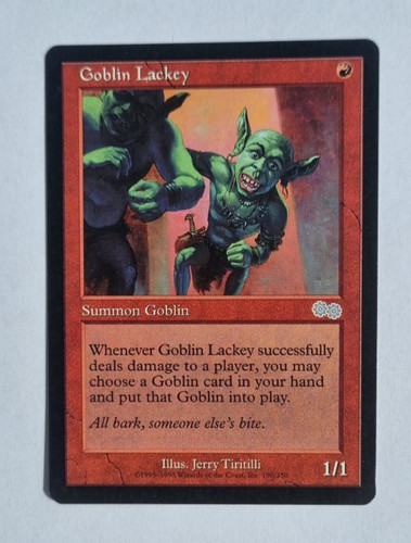 Mtg goblin lackey - mtg, lackey,