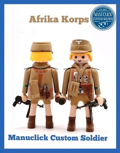 Playmobil custom ww2 soldado - playmobil,