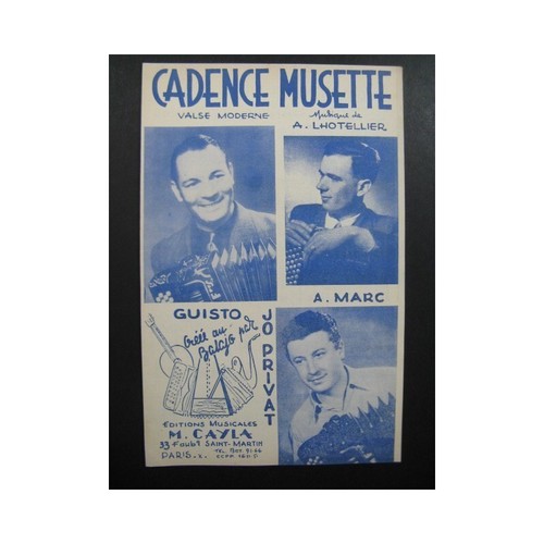 Velocità musette lhotellier - musette, a