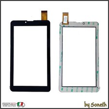 VETRO TOUCH SCREEN PER MEDIACOM SMARTPAD 720M M-MP720M 721M M-MP721M 3G NERO