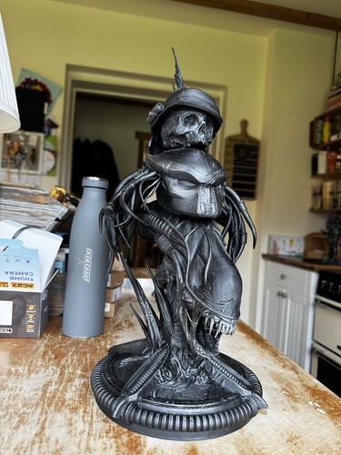 Alien predator bust 3d - bust,