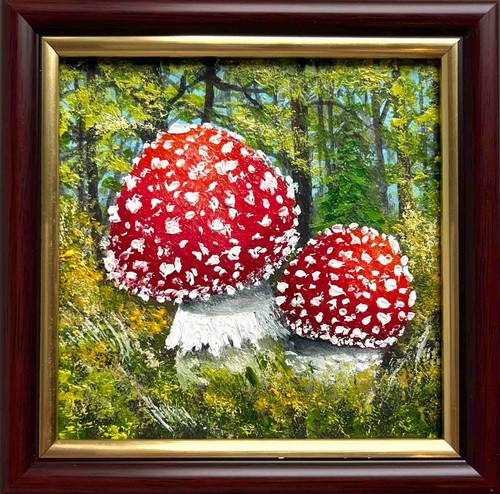 Dipinto olio originale - , mosca