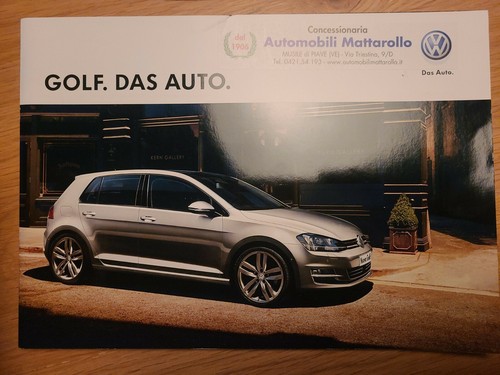Brochure depliant volkswagen - brochure,