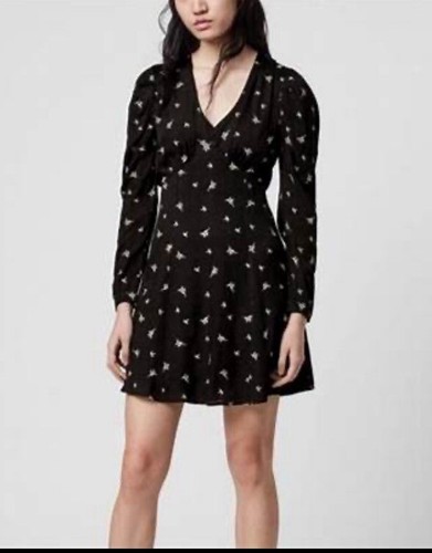 Abito nero allsaints rosi - abito,