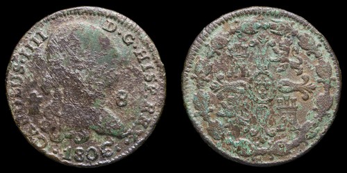 1806 maravedi carlo iv - 8,