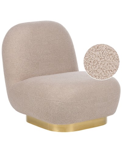 Poltrona beige tessuto - poltrona,