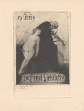 Exlibris Bookplate Radierung