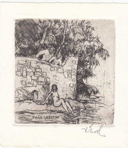 Exlibris acquaforte rudolf - exlibris,