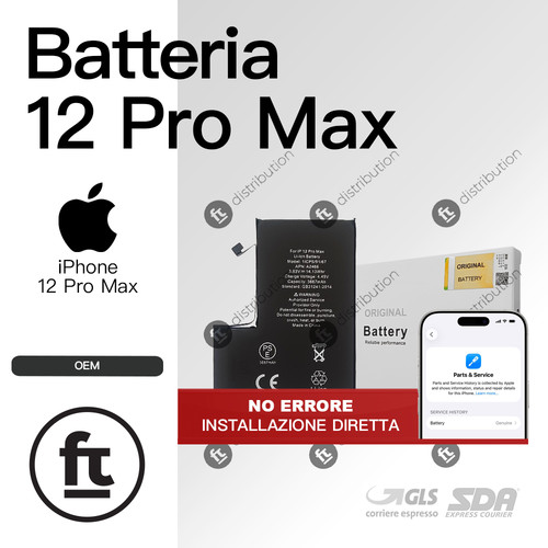 Apple batteria iphone pro - batteria, 12