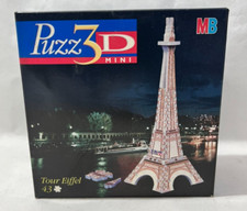 puzzle 3D mini MB Tour Eiffel 43 pieces 1997 NUOVO SEALED