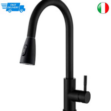 Rubinetto cucina nero con - rubinetto,