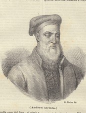 Andrea Alciato litografia 1843