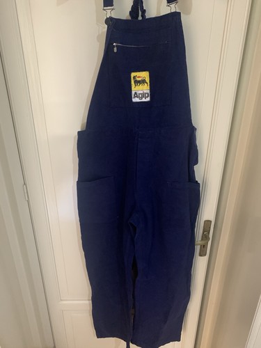 Salopette agip vintage fibas - agip,