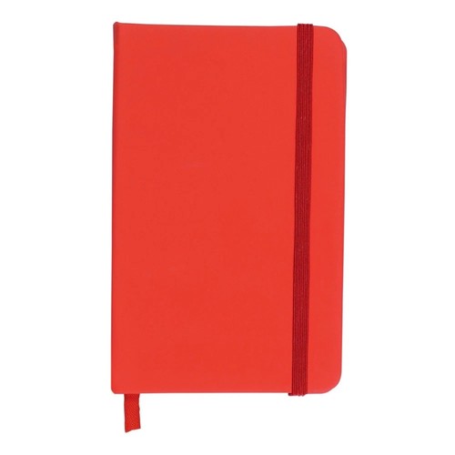 Rosso blocco note a rigato - -,