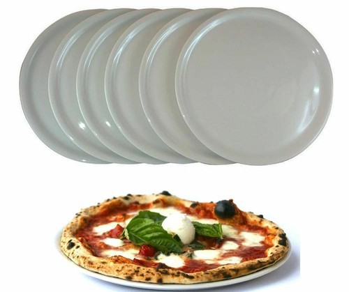 Piatto pizza bianco porcellana - pizza,