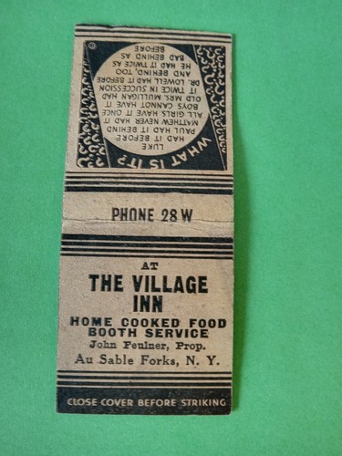 Village inn feulner prop - j,