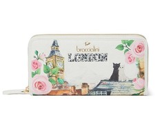 Portafoglio BRACCIALINI Cartoline London. Nuovo in sconto 