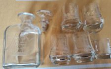 Set vetro decanter inciso - , nave