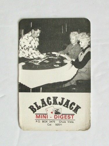 Carta vintage blackjack mini - vintage,