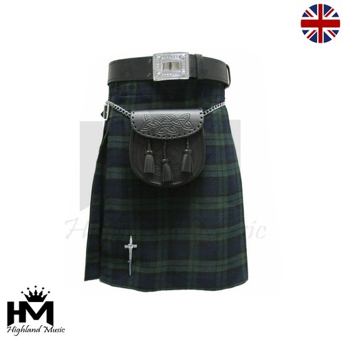 Kilt tartan orologio nero solo - kilt,