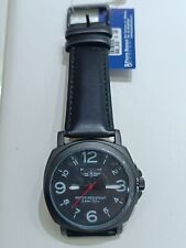 OROLOGIO UOMO da Polso Pierre Bonnet water resistant 3atm PELLE nero