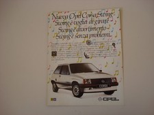 advertising Pubblicità 1984 OPEL CORSA SWING