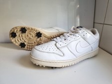 NIKE DARK NG GOLF UK 10 EU 45 SCARPE DA GINNASTICA UOMO PELLE BIANCA EDIZIONE LIMITATA 2012