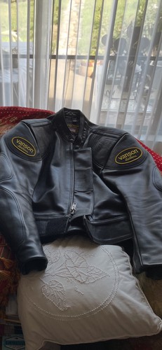 Giacca pelle vanson manx - pelle,