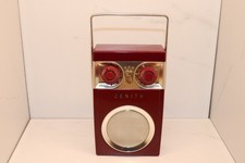 Radio a transistor Zenith Royal 500 - FUNZIONANTE - Occhi di gufo - PULITA