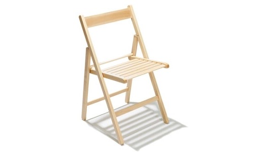Set sedie pieghevoli legno - set,