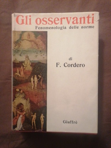 Cordero gli osservanti - -,