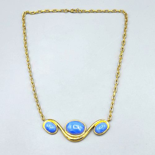 Collana vintage monet tono oro - tono,