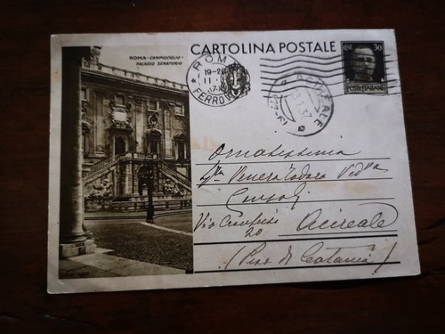 Cartolina antica roma - cartolina,