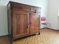 Credenza GIGANTE 700 XVIII Sec ANTICA Legno PREGIATO NOCE Cassettone 800 vintage