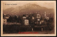 ae1495 - CARTOLINA  D'EPOCA - Bergamo  Provincia - Calolzio