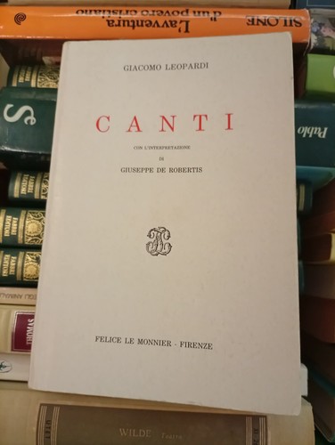 Canti giacomo leopardi ed - giacomo, leopardi,