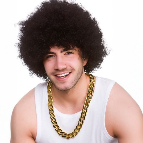 Super jumbo hair black - black, afro