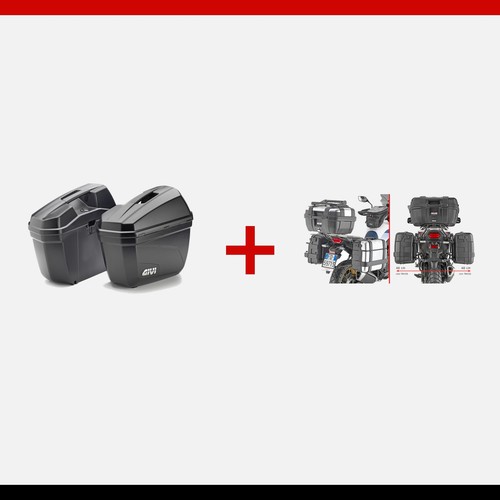 Kit givi e22n valigie - kit, laterali