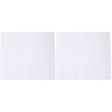 2 PEZZI Lavagna Bianca Adesiva Cancellazione a Secco Ufficio Cancelleria