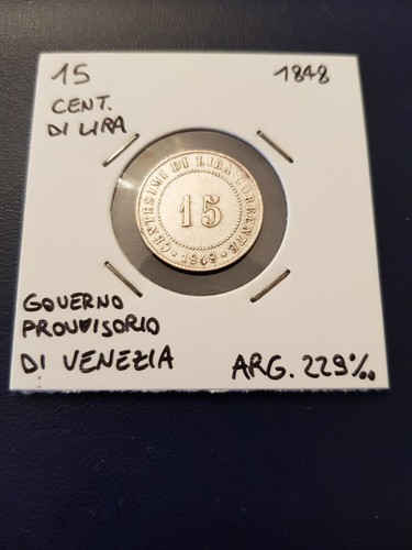Moneta argento cent lira - argento, 15