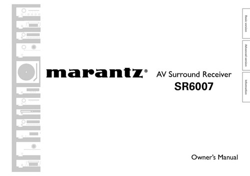Marantz sr6007 ricevitore - sr6007,