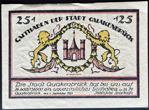 Pfennig quakenbrück 1921 - pfennig,