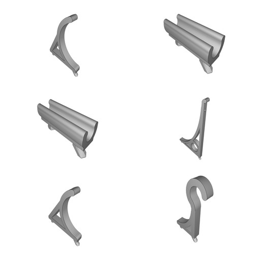 Set staffe pegboard - staffe, 1/4