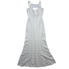 Abito icona Herve Leger bianco