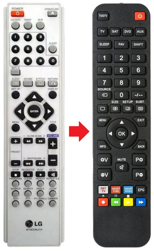 Telecomando adatto per - , lg