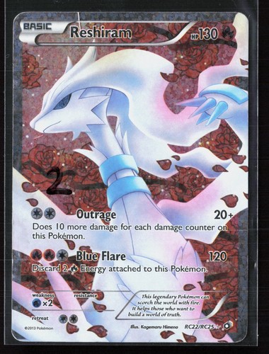 Reshiram rc22 rc25 tesori - #2,